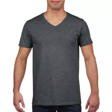 Férfi póló  Rövid ujjú Gildan Gildan Mens Softstyle V-Neck T-Shirt   Ír zöld   urespolo.hu