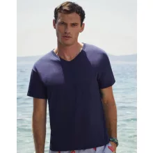 Férfi póló  Rövid ujjú Fruit of the Loom Original V-Neck T   Fehér   urespolo.hu
