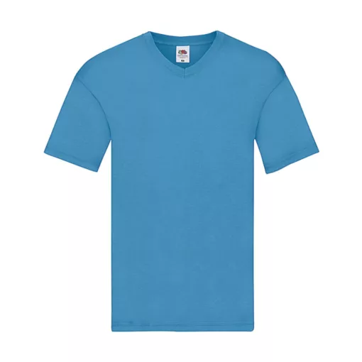 Férfi póló  Rövid ujjú Fruit of the Loom Original V-Neck T   Fehér   urespolo.hu