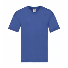 Férfi póló  Rövid ujjú Fruit of the Loom Original V-Neck T   Sötétkék (navy)   urespolo.hu