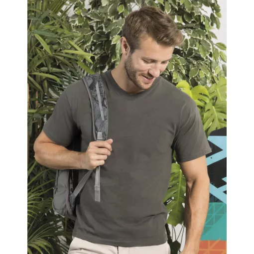 Férfi póló  Rövid ujjú Fruit of the Loom Original V-Neck T   Király kék   urespolo.hu