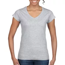 Női póló  Csapott ujjú Gildan Ladies Softstyle V-Neck T-Shirt   Királykék   urespolo.hu