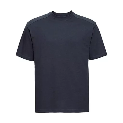 Férfi rövid ujjú póló Russell Europe Heavy Duty Workwear T-Shirt -4XL, Sötétkék (navy)