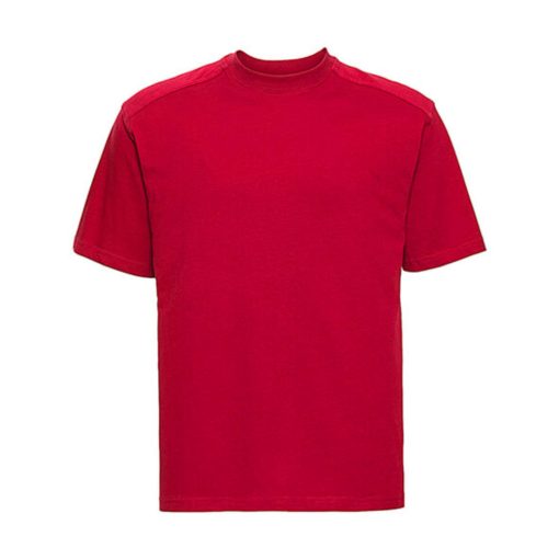 Férfi rövid ujjú póló Russell Europe Heavy Duty Workwear T-Shirt -XS, Klasszikus Piros