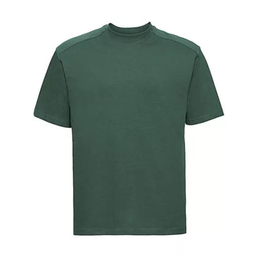 Férfi rövid ujjú póló Russell Europe Heavy Duty Workwear T-Shirt -2XL, Sötétzöld