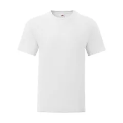 Férfi rövid ujjú póló Fruit of the Loom Iconic 150 T -M, Fehér