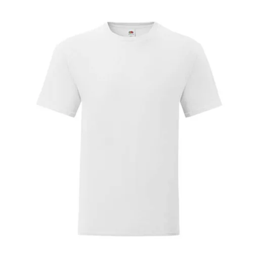 Férfi rövid ujjú póló Fruit of the Loom Iconic 150 T -2XL, Fehér