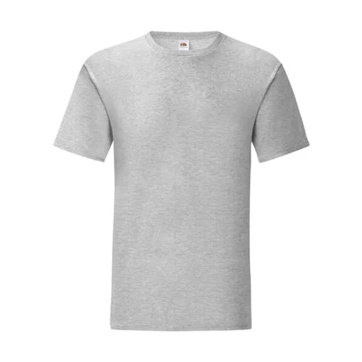 Férfi rövid ujjú póló Fruit of the Loom Iconic 150 T -S, Heather szürke