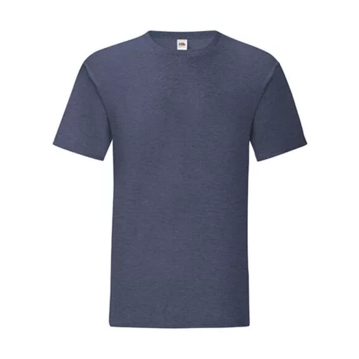 Férfi rövid ujjú póló Fruit of the Loom Iconic 150 T -S, Vintage Heather Sötétkék