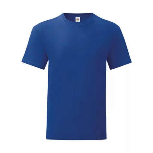 Férfi rövid ujjú póló Fruit of the Loom Iconic 150 T -L, Kobalt