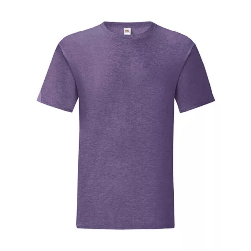 Férfi rövid ujjú póló Fruit of the Loom Iconic 150 T -3XL, Heather lila
