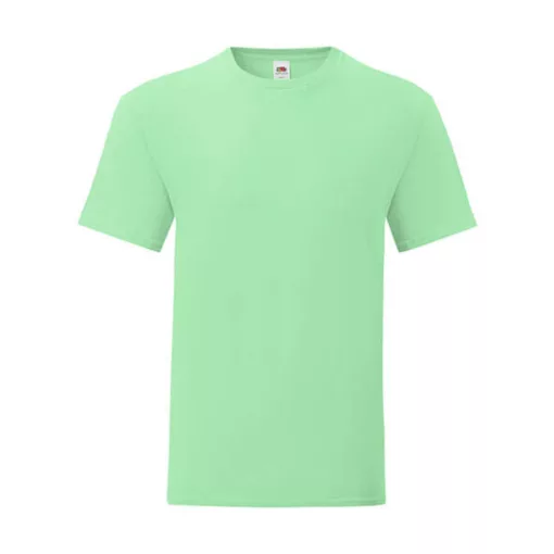 Férfi rövid ujjú póló Fruit of the Loom Iconic 150 T -M, Neomint