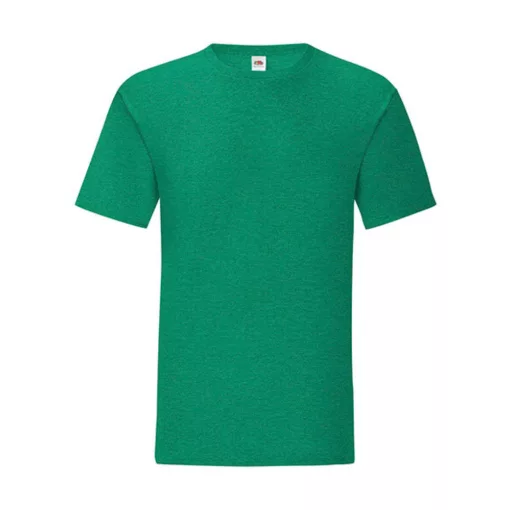 Férfi rövid ujjú póló Fruit of the Loom Iconic 150 T -2XL, Retro Heather Green