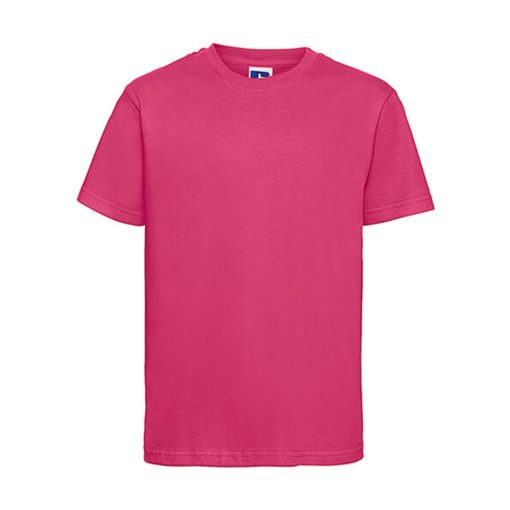 Gyerek rövid ujjú póló Russell Europe Kids' Slim T-Shirt -XL (140/9-10), Fuchsia