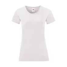 Női rövid ujjú póló Fruit of the Loom Ladies' Iconic 150 T -S, Fehér