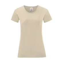Női rövid ujjú póló Fruit of the Loom Ladies' Iconic 150 T -2XL, Naturál