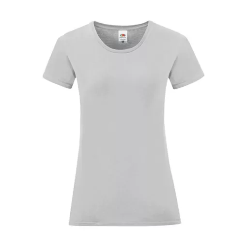 Női rövid ujjú póló Fruit of the Loom Ladies' Iconic 150 T -M, Cink