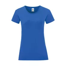 Női rövid ujjú póló Fruit of the Loom Ladies' Iconic 150 T -2XL, Királykék