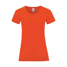 Női rövid ujjú póló Fruit of the Loom Ladies' Iconic 150 T -S, Láng