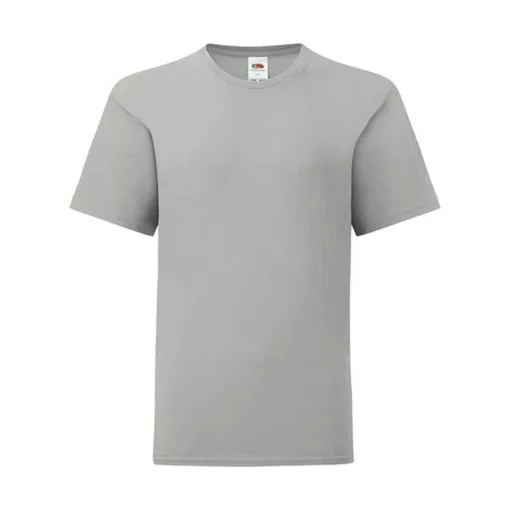 Gyerek rövid ujjú póló Fruit of the Loom Kids' Iconic 150 T -116 (5-6), Cink