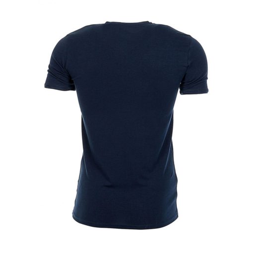 Férfi rövid ujjú póló Stedman Clive V-Neck XL, Marina kék