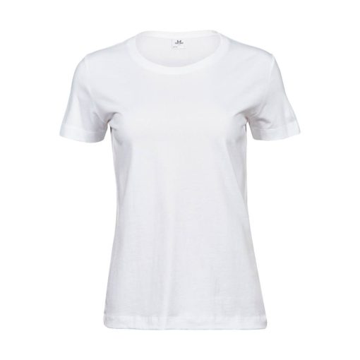 Női rövid ujjú póló Tee Jays Ladies' Sof Tee -L, Fehér