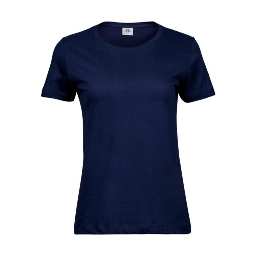 Női rövid ujjú póló Tee Jays Ladies' Sof Tee -S, Sötétkék (navy)