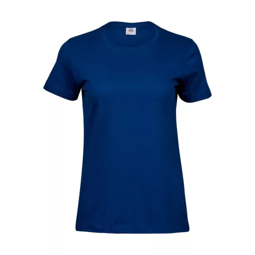 Női rövid ujjú póló Tee Jays Ladies' Sof Tee -S, Indigo