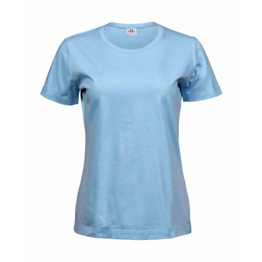 Női rövid ujjú póló Tee Jays Ladies' Sof Tee -S, Világos kék