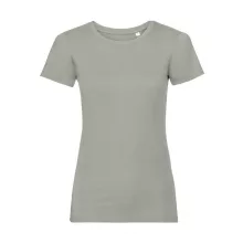 Női rövid ujjú organikus póló Russell Europe Ladies Pure Organic Tee XS, Kő kék
