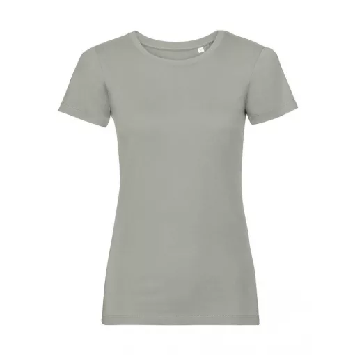 Női rövid ujjú organikus póló Russell Europe Ladies Pure Organic Tee XS, Kő kék