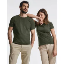 Női rövid ujjú organikus póló Russell Europe Ladies Pure Organic Tee XS, Világos királykék