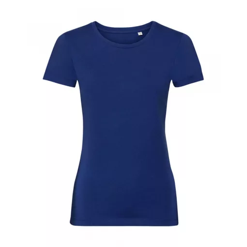Női rövid ujjú organikus póló Russell Europe Ladies Pure Organic Tee 2XL, Világos királykék
