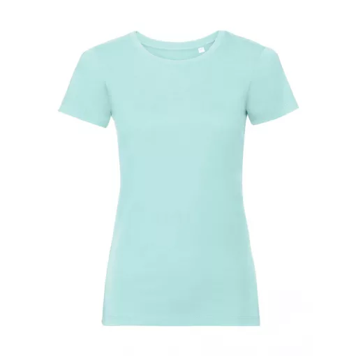 Női rövid ujjú organikus póló Russell Europe Ladies Pure Organic Tee XL, Víz