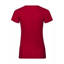 Női rövid ujjú organikus póló Russell Europe Ladies Pure Organic Tee XL, Piros