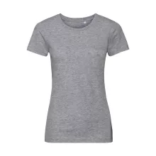 Női rövid ujjú organikus póló Russell Europe Ladies Pure Organic Tee 2XL, Világos Oxford