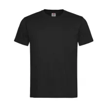 Férfi rövid ujjú organikus póló Stedman Classic-T Organic Unisex Crew Neck 2XS, Opál fekete