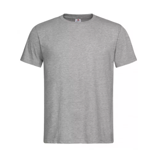 Férfi rövid ujjú organikus póló Stedman Classic-T Organic Unisex Crew Neck 2XS, Heather szürke