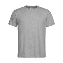 Férfi rövid ujjú organikus póló Stedman Classic-T Organic Unisex Crew Neck S, Heather szürke
