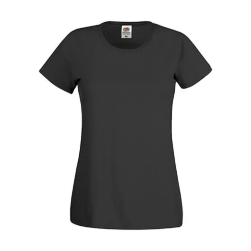 Női póló  Rövid ujjú Fruit of the Loom Original T Lady-Fit   Fehér   urespolo.hu