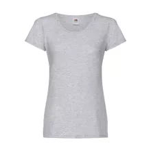 Női póló  Rövid ujjú Fruit of the Loom Original T Lady-Fit   Heather szürke   urespolo.hu