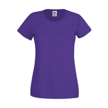 Női póló  Rövid ujjú Fruit of the Loom Original T Lady-Fit   Királykék   urespolo.hu