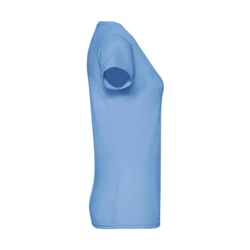 Női póló  Rövid ujjú Fruit of the Loom Original T Lady-Fit   Ég kék   urespolo.hu