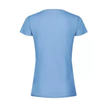 Női póló  Rövid ujjú Fruit of the Loom Original T Lady-Fit   Ég kék   urespolo.hu