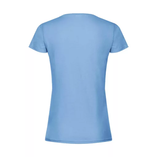 Női póló  Rövid ujjú Fruit of the Loom Original T Lady-Fit   Ég kék   urespolo.hu