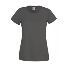 Női póló  Rövid ujjú Fruit of the Loom Original T Lady-Fit   Burgundi vörös   urespolo.hu