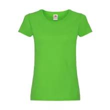Női póló  Rövid ujjú Fruit of the Loom Original T Lady-Fit   Lime zöld   urespolo.hu