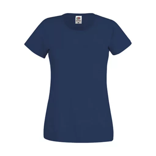 Női póló  Rövid ujjú Fruit of the Loom Original T Lady-Fit   Sárga   urespolo.hu