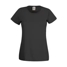 Női póló  Rövid ujjú Fruit of the Loom Original T Lady-Fit   Sárga   urespolo.hu