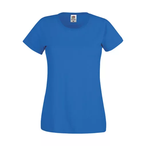 Női póló  Rövid ujjú Fruit of the Loom Original T Lady-Fit   Napraforgó sárga   urespolo.hu